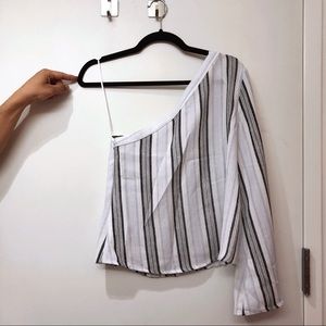 Re:named one shoulder blouse